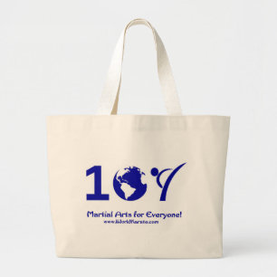 One World Karate Grote Tote Bag