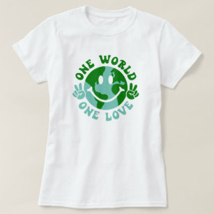 One World One Love Peace On Earth T-shirt