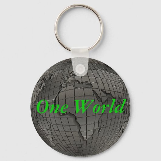 One World Sleutelhanger (Voorkant)