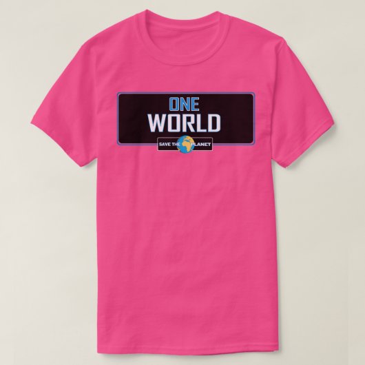 One World T-shirt (Design voorkant)
