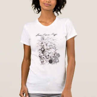 Onechte barokke t-shirt en engel