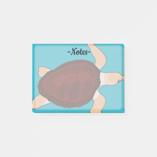 Onechte karetschildpad post-it® notes