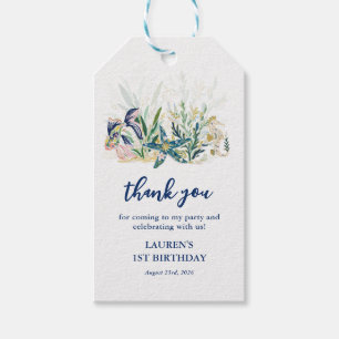 Oneder de Zee Kust 1e Verjaardag Cadeaulabel