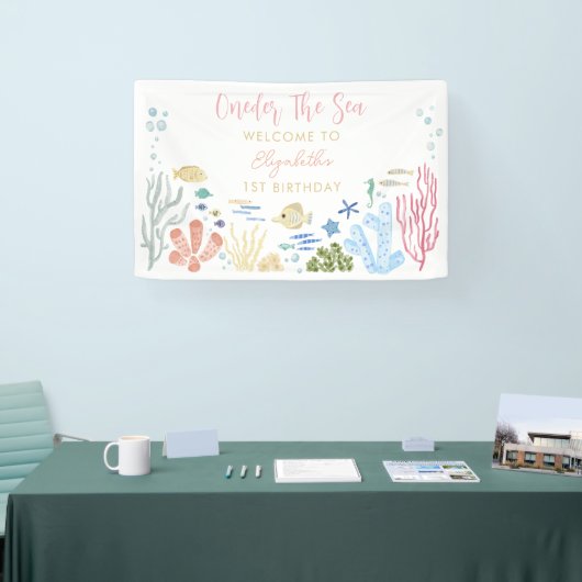 Oneder Het Zee 1e Verjaardag Spandoek (Beurs)