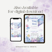 Oneder het Zee 1e verjaardag uitnodiging