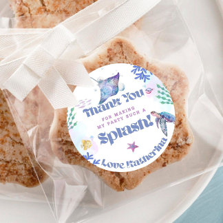 ONEder Het Zee! 1e Verjaardagsklasse Ronde Sticker