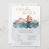 Oneder het Zee grillige oceaan piraat Kaart (Voorkant)