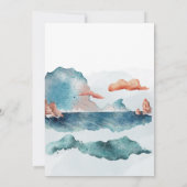 Oneder het Zee grillige oceaanwalvis Kaart (Achterkant)