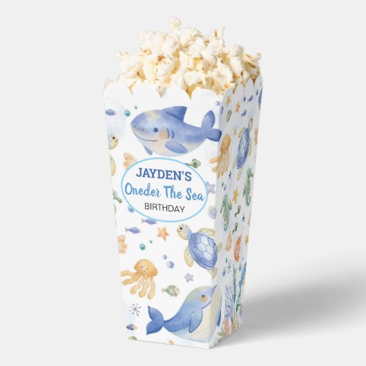 Oneder Het Zee Verjaardag Bedankdoosjes (Popped)