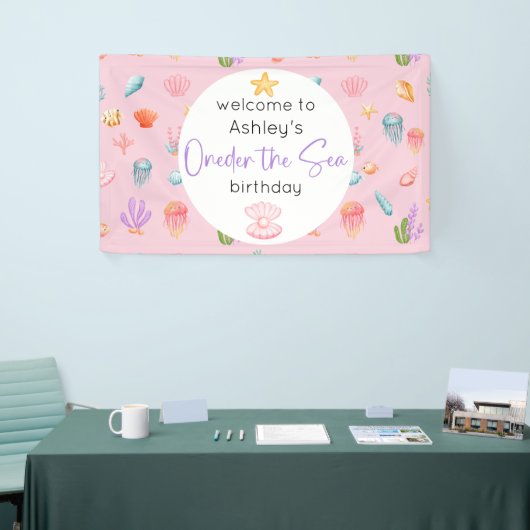 Oneder Het Zee Verjaardag Spandoek (Beurs)