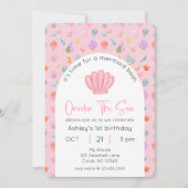 Oneder het Zee verjaardagsfoto Kaart (Voorkant)