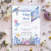 Oneder Mer 1er Anniversaire Invitation