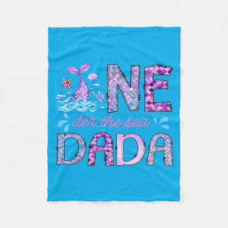 Oneder Onder De Zee Dada 1e Verjaardag Meisje Fleece Deken