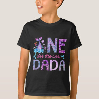 Oneder Onder De Zee Dada 1e Verjaardag Meisje T-shirt