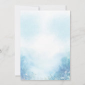 Oneder The Sea 1st Birthday Invitation Kaart (Achterkant)