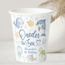 ONEder The Sea Boy 1st birthday Cute Ocean