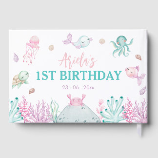 Oneder the Sea Ocean Animals 1st Birthday