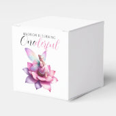 Onederful 1e verjaardagsfeestje bedankdoosjes (Voorkant Zijde)