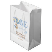 Onederful Beer heteluchtballon 1st Verjaardag Medium Cadeauzakje (Voorkant Gekanteld)
