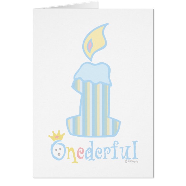 ONEderful Blue Candle (Voorkant)