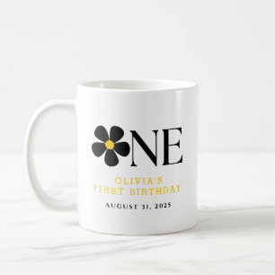Onederful Floral 1e verjaardagsfeestje Koffiemok