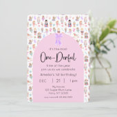OneDerful Notenkraker 1e verjaardag foto Kaart (Staand voorkant)