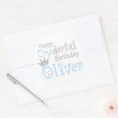 ONEderful Oliver Ronde Sticker (Envelop)