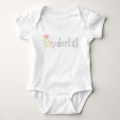 ONEderful (pastel 2) Romper (Voorkant)