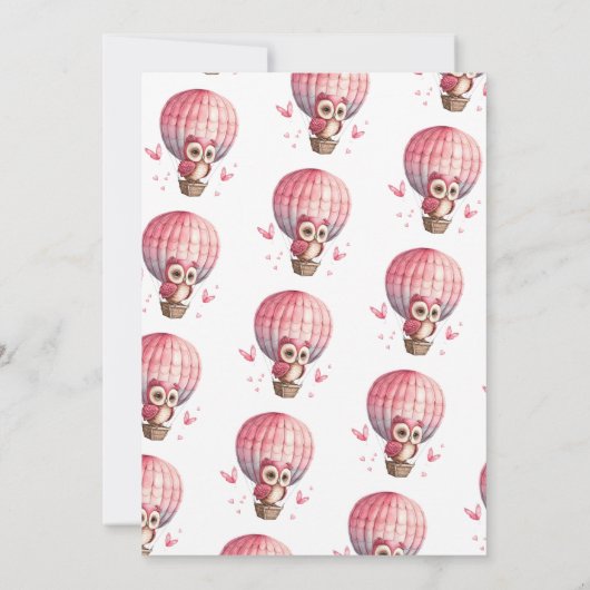 Onederful Pink Boho 1er anniversaire Invitation (Dos)