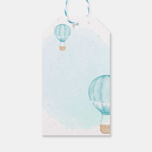 ONEderful World Adventure 1st First Birthday Cadeaulabel (Achterkant)