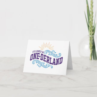 Onederland is Mooie Notecard Kaart