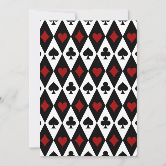 Onederland Tea Alice in Wonderland 1e verjaardag Kaart (Achterkant)