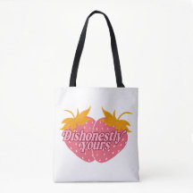 Oneerlijk Yours Strawberries door Haley - Tote