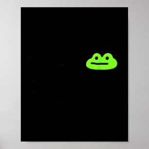Oneerlijke Kikker Gedraagt Geen Kikker Grappige Sc Poster