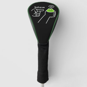 Oneerlijke Kikker Kikker Meme Gedraag Geen Cartoon Golfheadcover