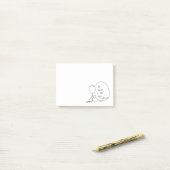 Oneerlijke notebooks post-it® notes (Op bureau)
