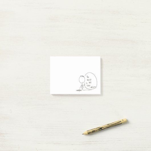 Oneerlijke notebooks post-it® notes (Op bureau)