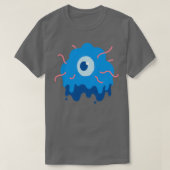 OneEyed Melty Cloud Monster With Worms T-shirt (Design voorkant)