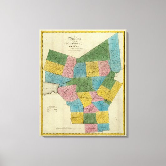 Oneida County Canvas Afdruk (Voorkant)