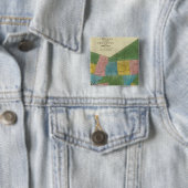 Oneida County Vierkante Button 5,1 Cm (In situ)