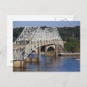 O'Neil Bridge op de Tennessee River, Florence Briefkaart (Voorkant / Achterkant)