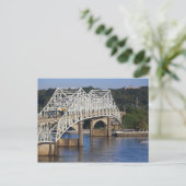 O'Neil Bridge op de Tennessee River, Florence Briefkaart (Staand voorkant)