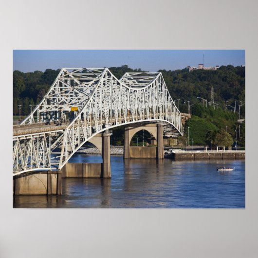 O'Neil Bridge op de Tennessee River, Florence, Poster (Voorkant)