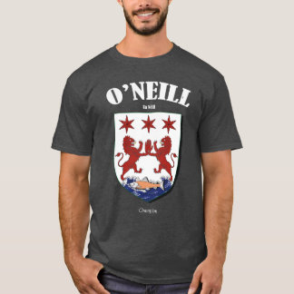ONeill Family Coat of Arms vintage grappig T-shirt
