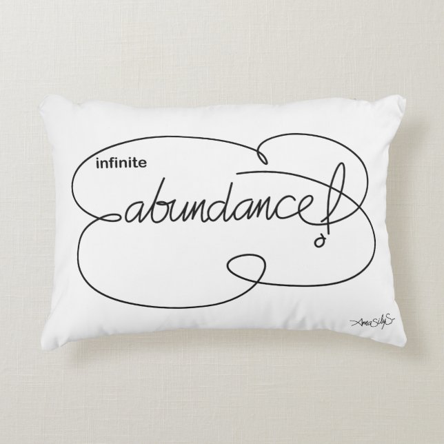 oneindig ABUNDANCE - Vette wolken Accent Kussen (Voorkant)