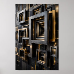 Oneindig Architecturaal Frame Poster