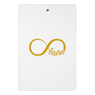 Oneindig Leren Mini Klembord