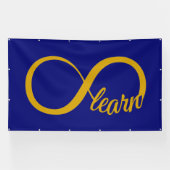 Oneindig Leren Spandoek (Horizontaal)