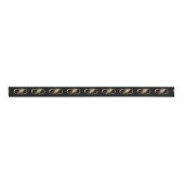 Oneindig met gouden pauwenveer grosgrain lint (Voorkant)