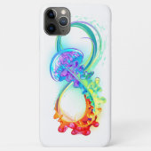 Oneindig met regenboogkwal Case-Mate iPhone case (Achterkant)